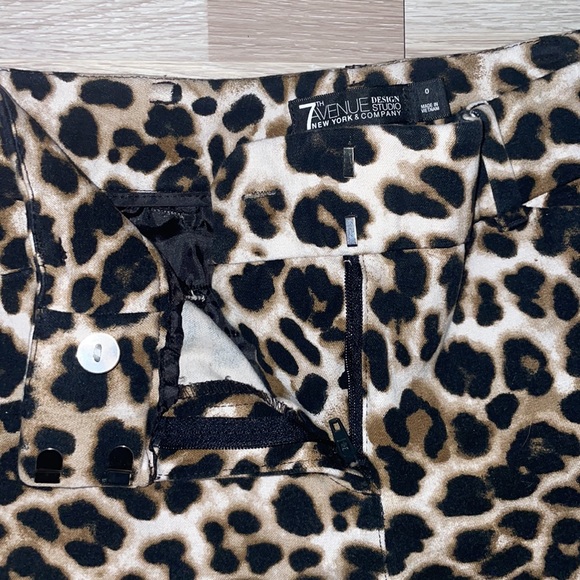 Cheetah print 7th Avenue NY & Company Pants - Picture 3 of 4